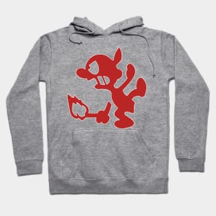 Fire Attack- Mr. Game & Watch (Red) Hoodie